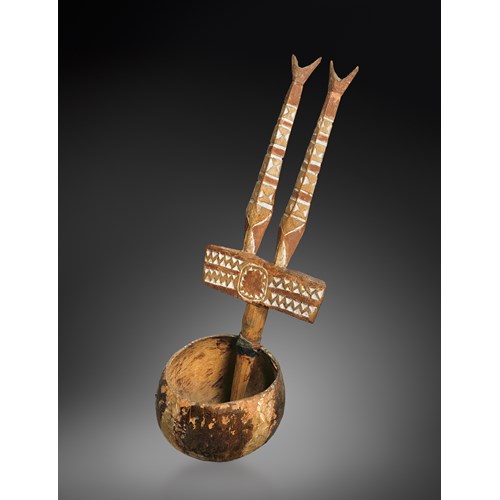 Admiralty Islands Ladle with Fishes